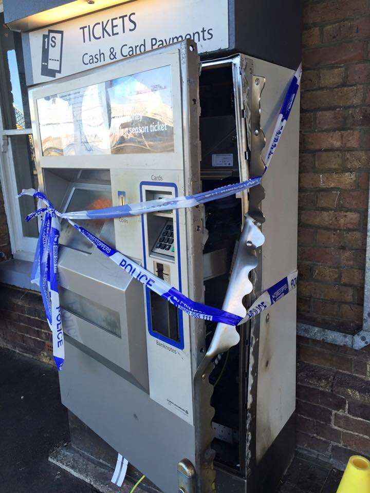 The ticket machine at Deal Train Station Picture: Paul Craven