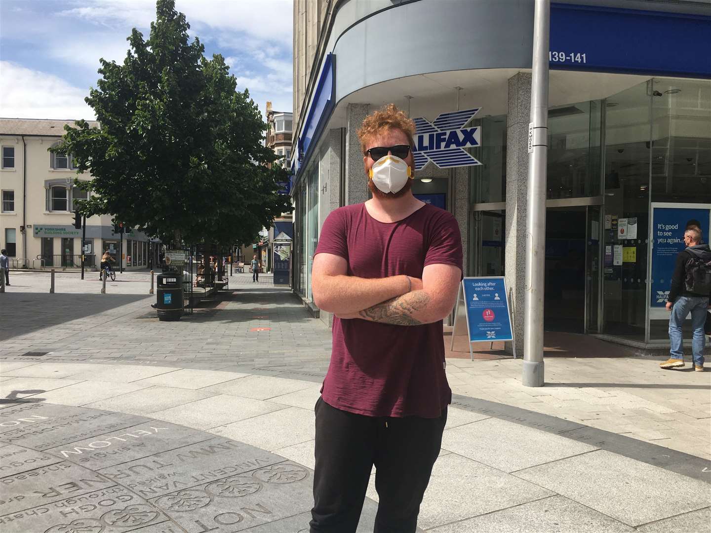 Chris Columb says people should be wearing masks in shops