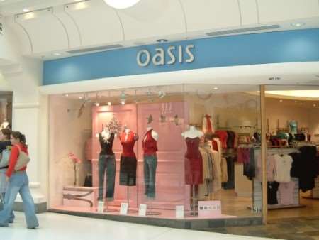 Oasis - one of the stores saved from closure