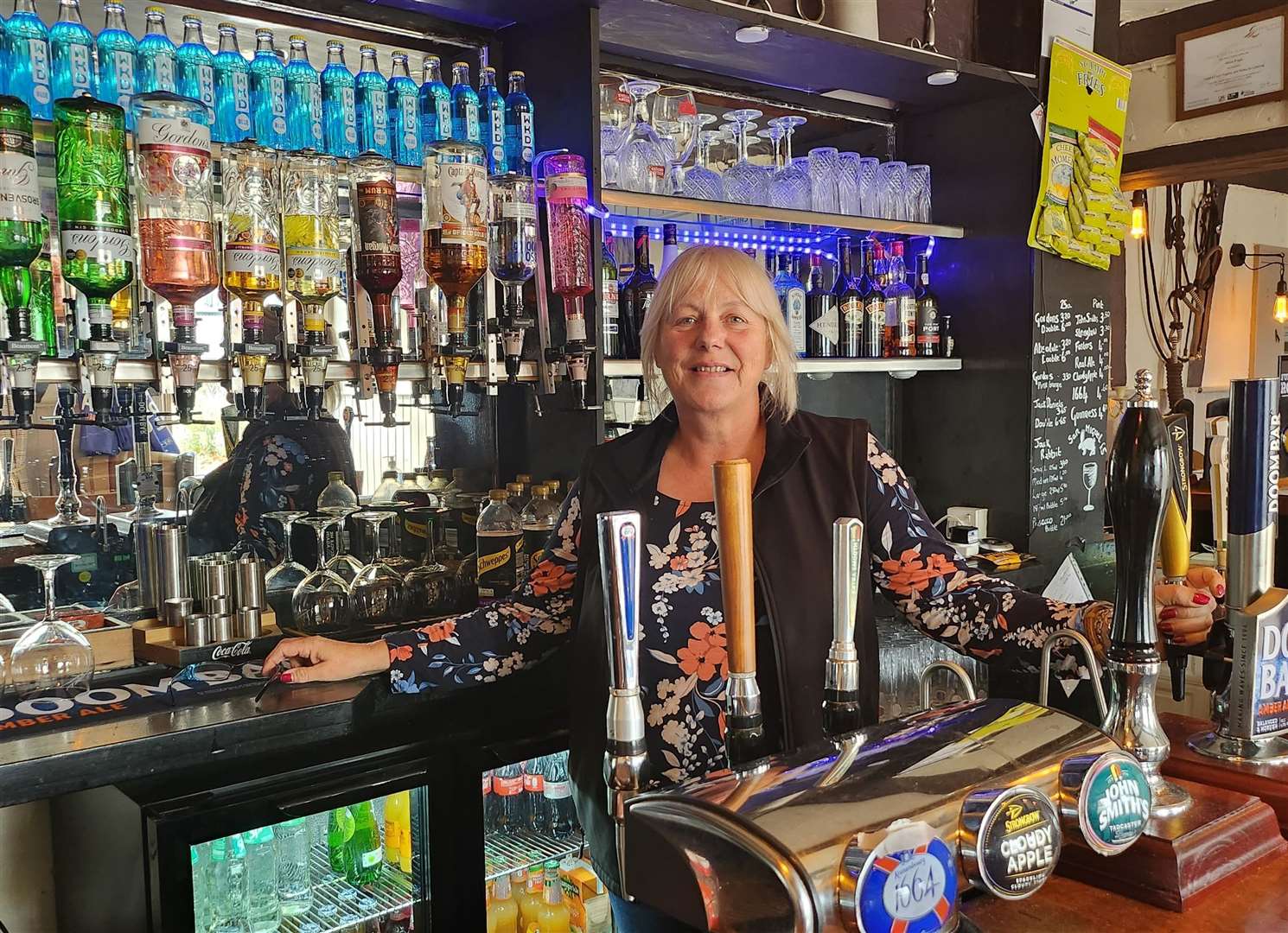 Lynn Fisher, landlady of the Five Bells is quitting pub trade
