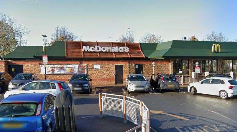 McDonald's at Medway City Estate closed its doors yesterday following a rat sighting. Picture: Google
