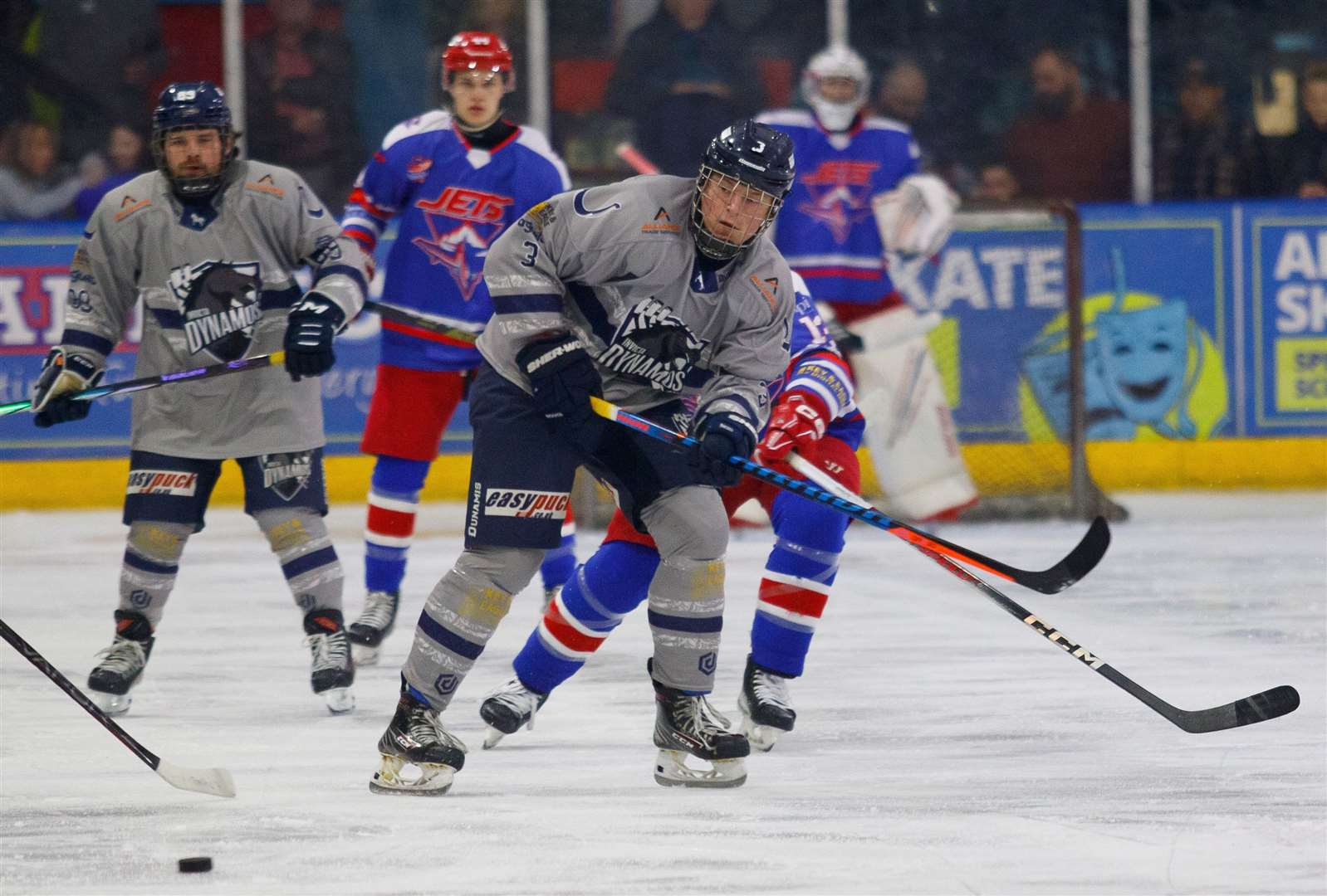 Ruskin Springer-Hughes put the Mos infront against Slough Jets Picture: David Trevallion