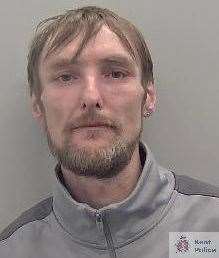 Faversham thief Christopher Lamb was banned from every Kent Aldi, Co-op and Superdrug store. Picture: Kent Police