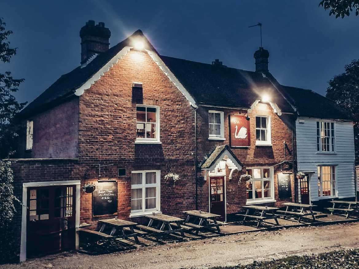 The Swan on The Green at night. Picture: Leigh Freeman
