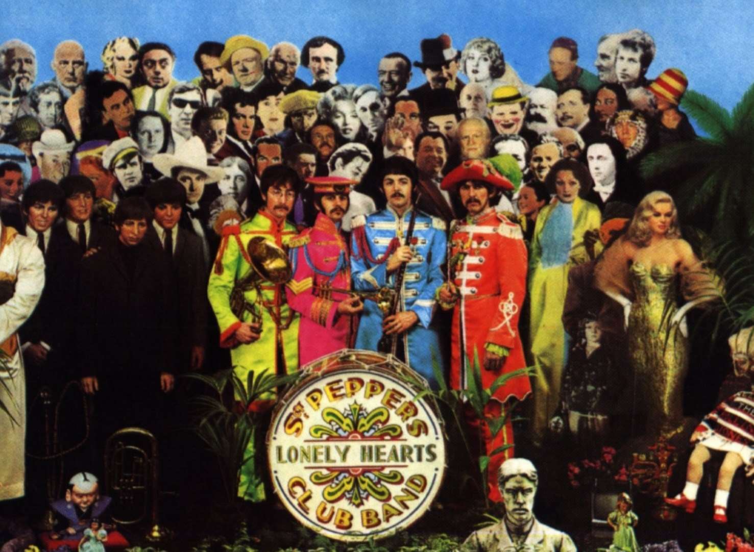 Dartford-born Peter Blake designed the Sgt Pepper album