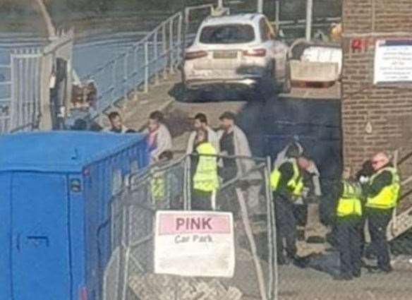 The migrants were taken to Dover