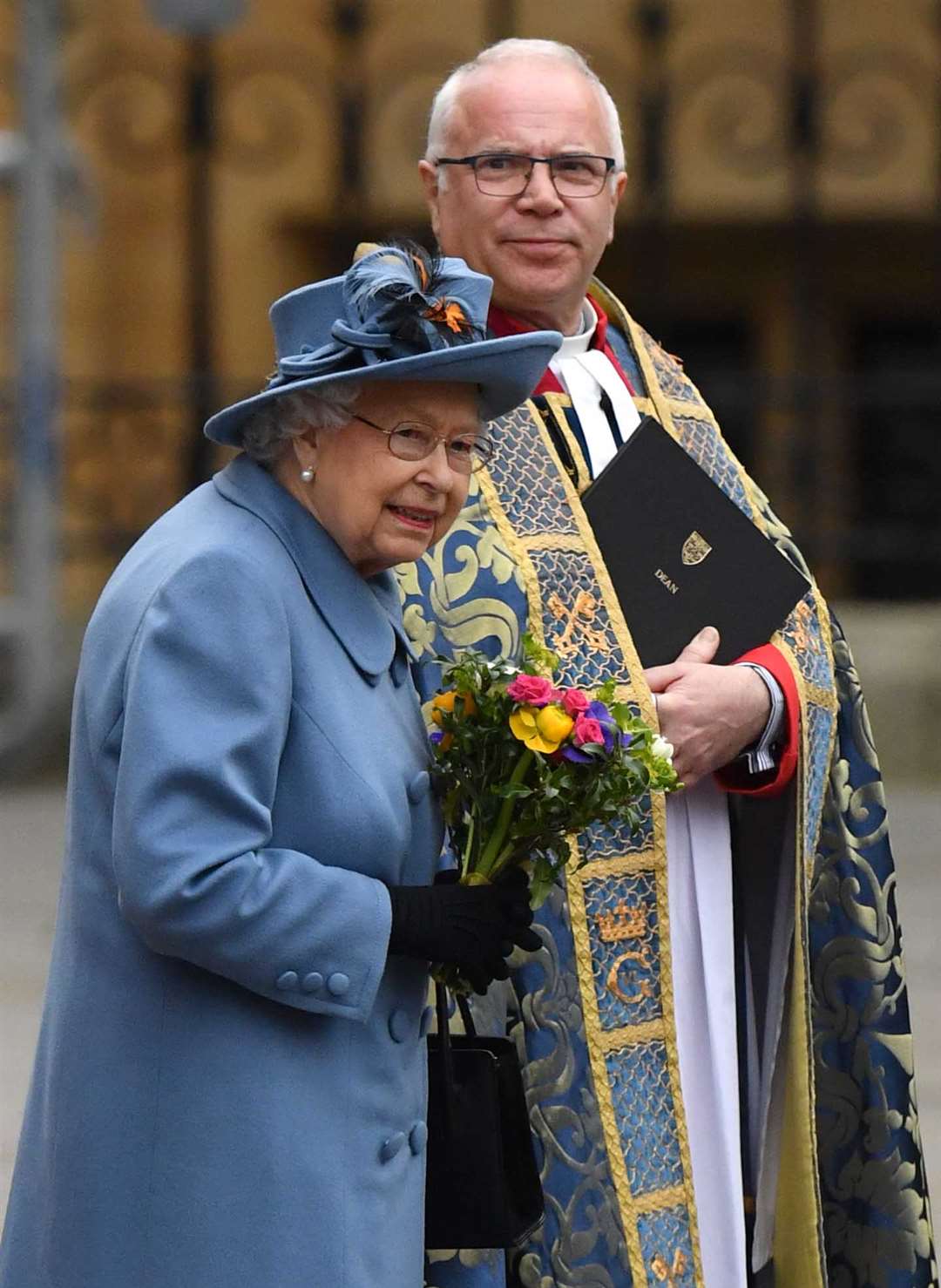 The Queen leaving Westminster Abbey after attending the Commonwealth Service in early March before the lockdown (Dominic Lipinski/PA)