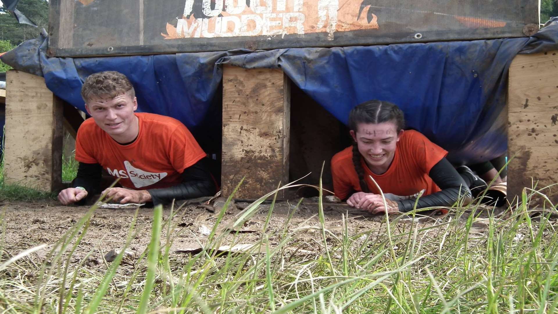 Luke Dawes, 19, and Jordan Dawes, 16, from Swanley, took part in a Tough Mudder challenge