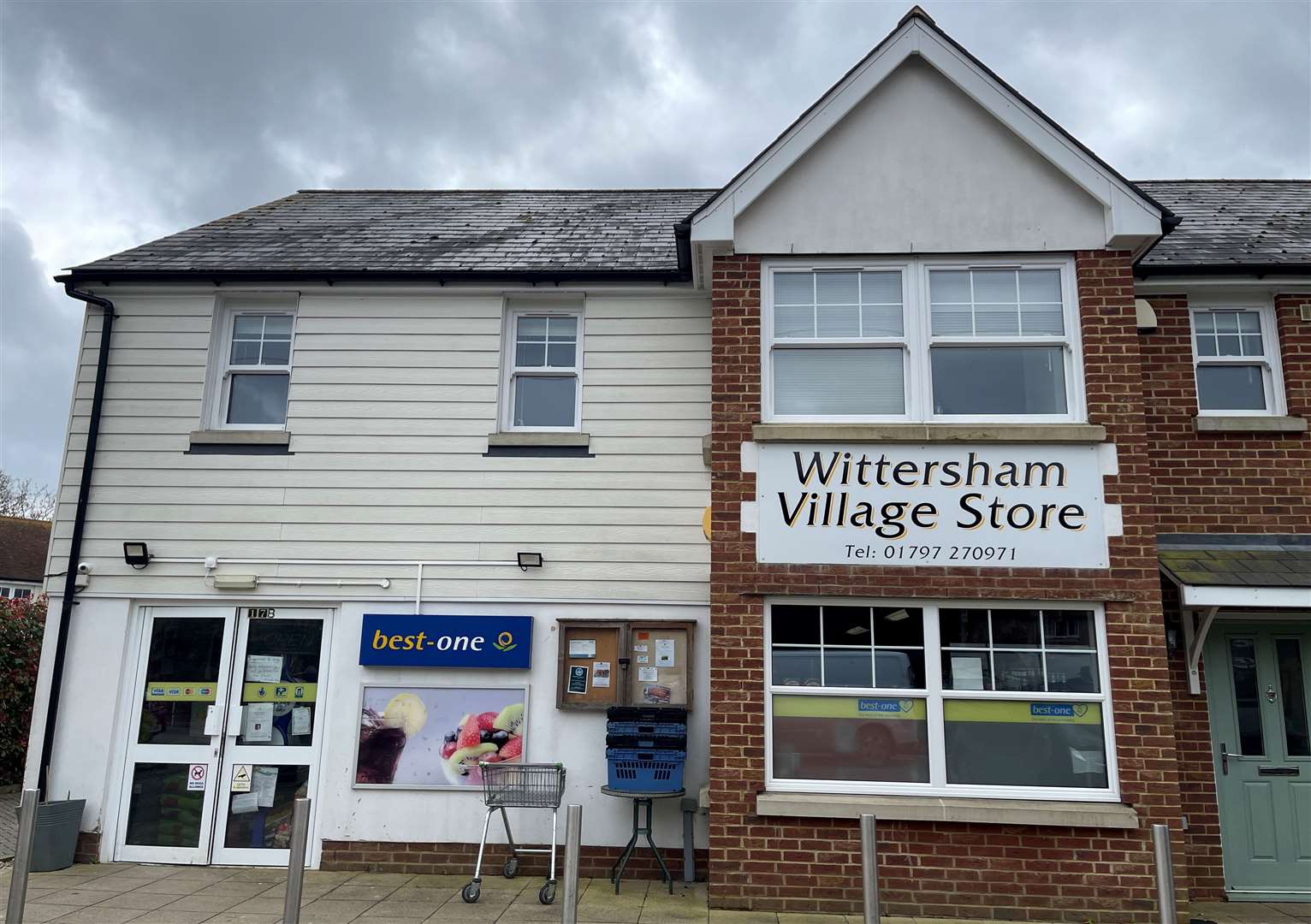 Daxesh Patel, owner of Wittersham Village Store, says the closure in Poplar Road is impacting business