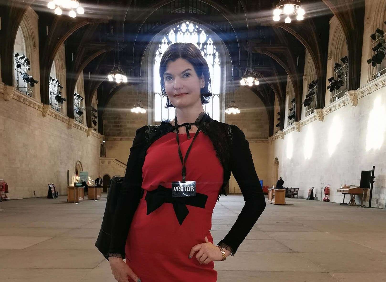 Melissa Todd in Westminster Hall