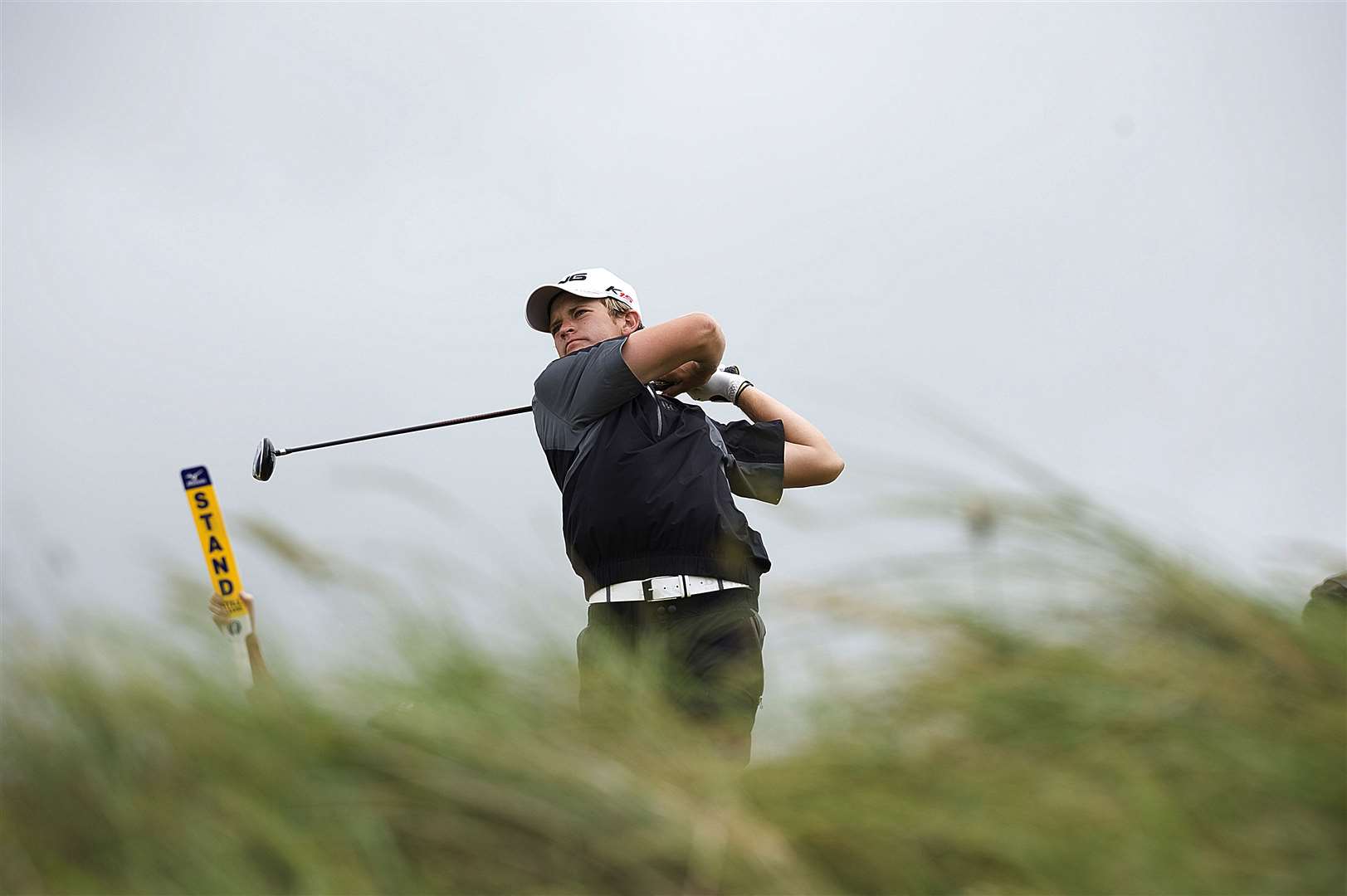 Tom Lewis in action at The Open at Royal St George's in 2011. Picture: Barry Goodwin