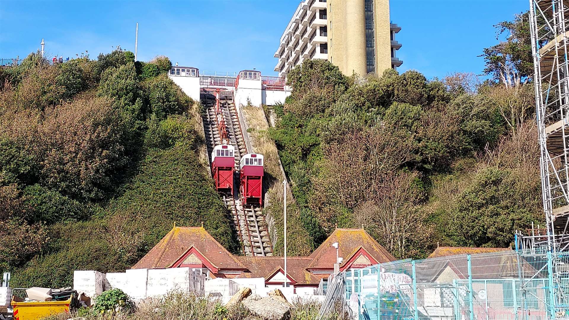 The Leas Lift funicular railway will benefit from a new £344,828 grant