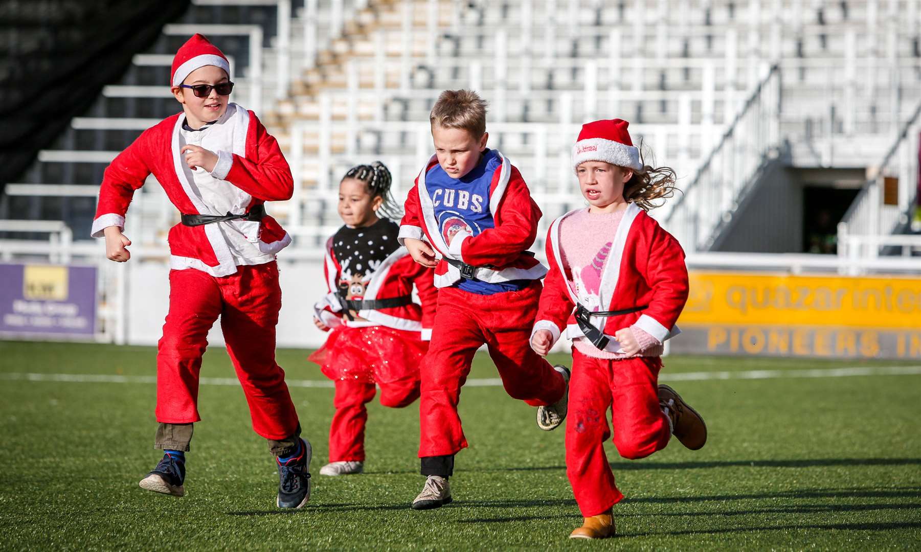 Santas will be dashing for the Heart of Kent Hospice at the Gallagher Stadium, Maidstone Picture: Matthew Walker