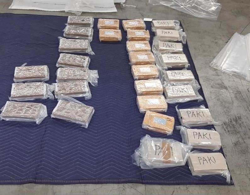 The drugs seized by the NCA. Picture: NCA
