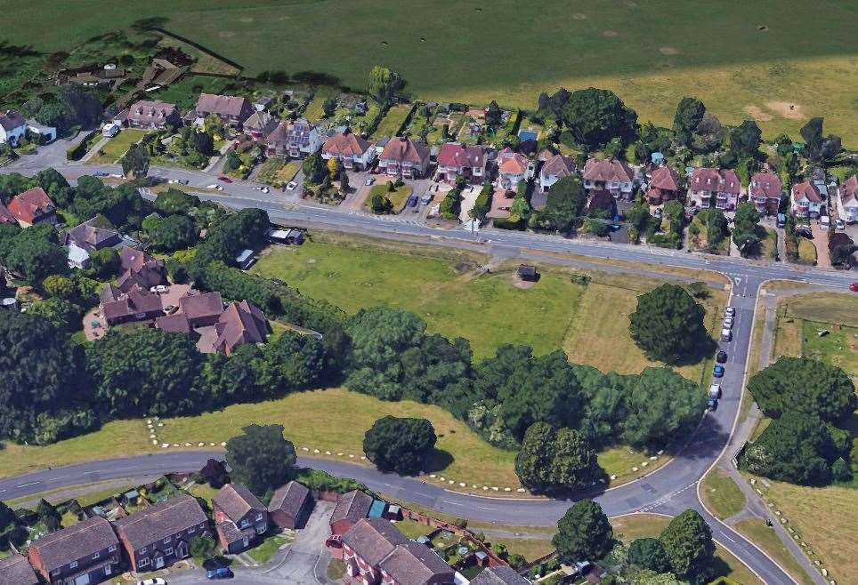 Lillieburn in Leybourne where council chiefs are proposing to build new defences against traveller incursions. Picture: Google (10799100)