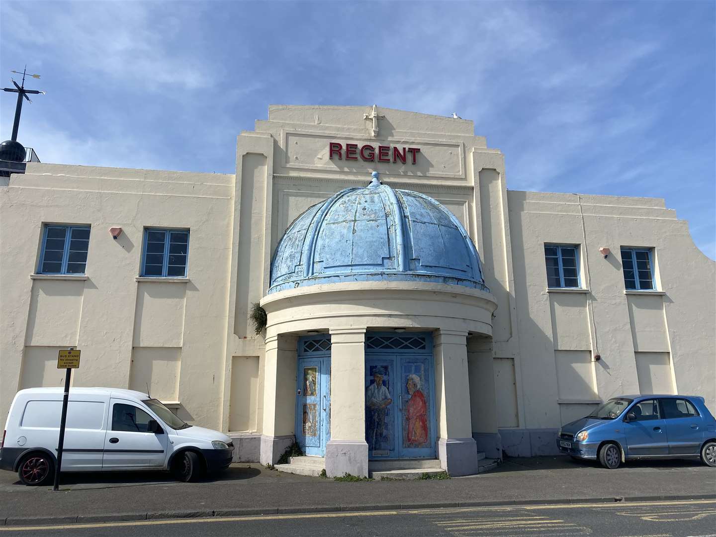 The old Regent cinema in Deal photographed in April. Picture:KMG