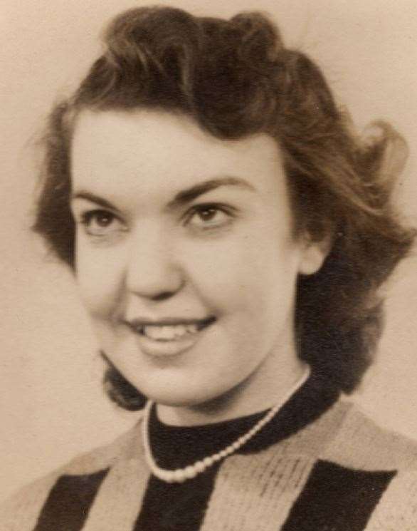 Margaret Maw aged just 18. Picture: Paul Maw