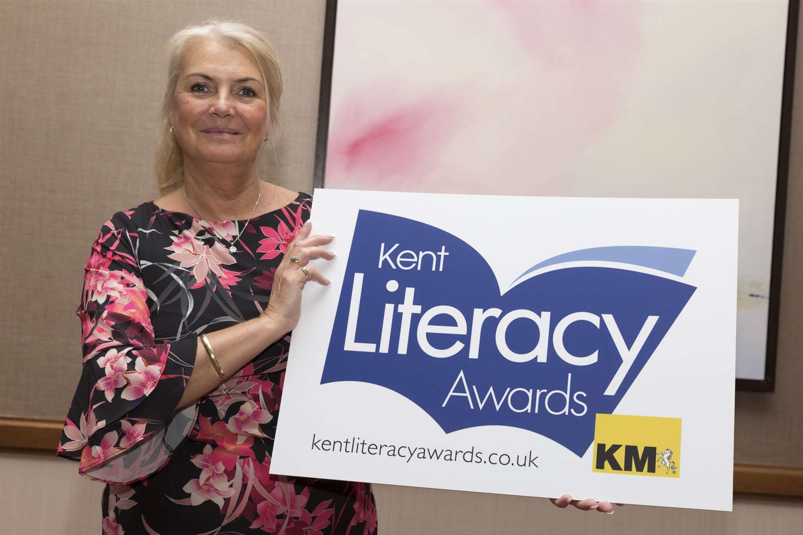 Caroline McBride, Head of Community Development at Golding Homes, supports the Kent Literacy Awards.