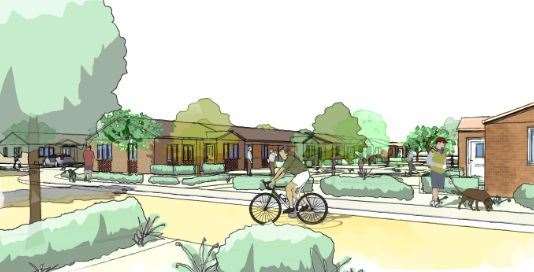 How the retirement complex will look. Photo: DHA Design