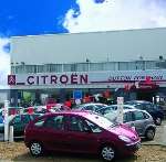 The Citroen garage - which is being sold