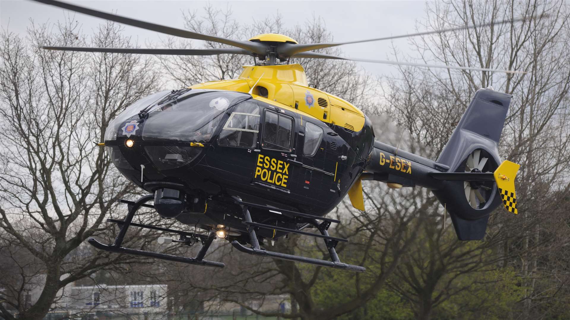 The police helicopter was used in the search. Stock picture by Matthew Walker