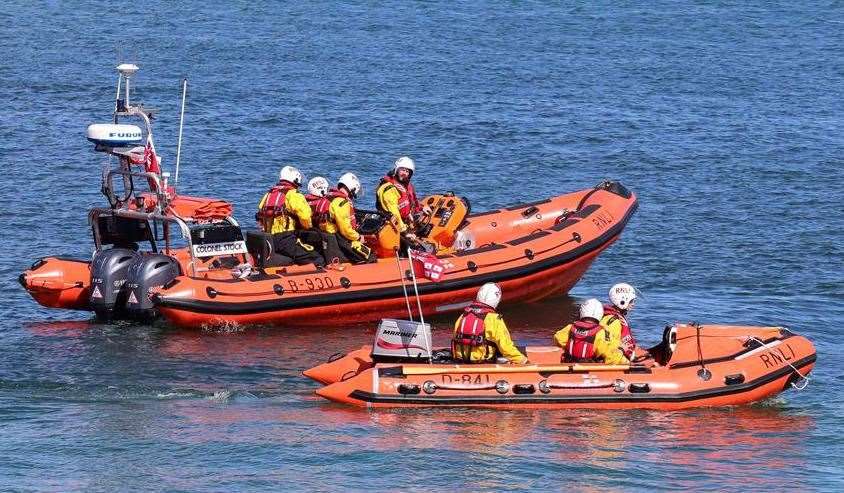 Margate RNLI's B class and D class lifeboats. Picture: RNLI Margate
