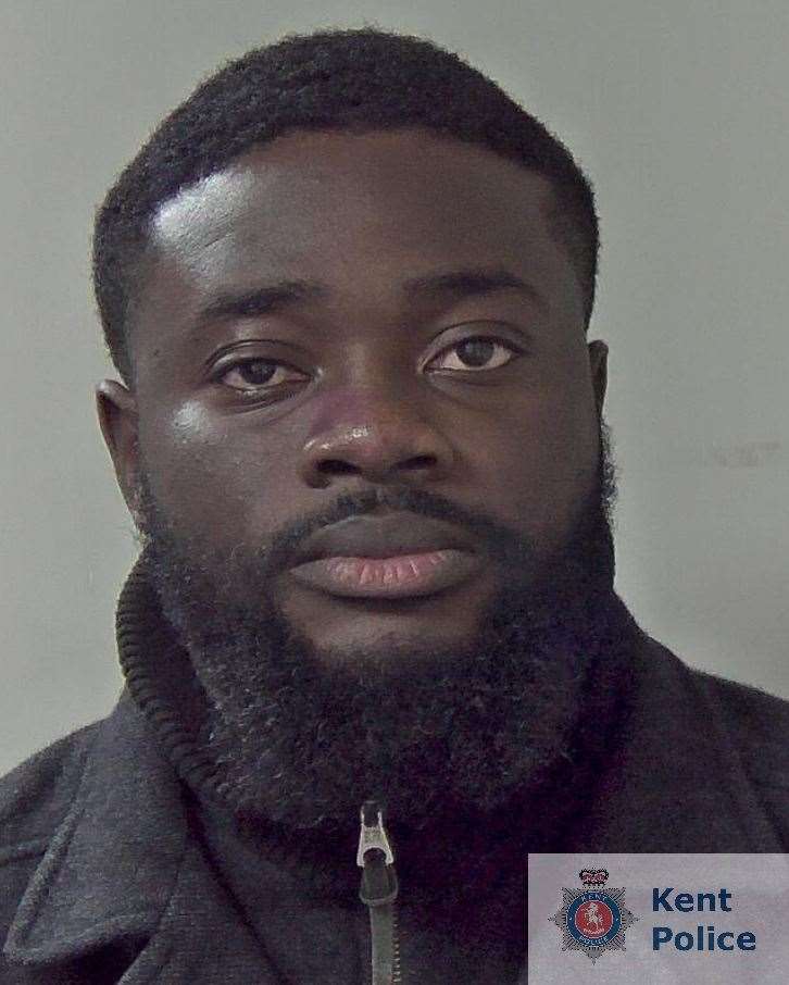 Godfred Sarpong was jailed. Picture: Kent Police