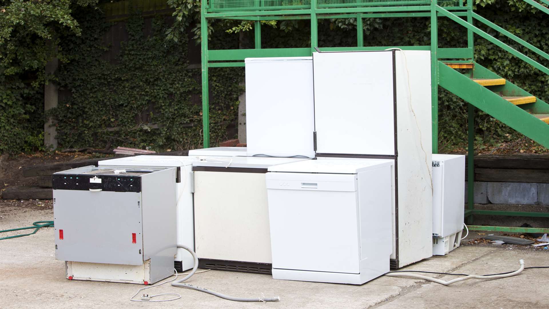 There are strict rules surrounding items like fridges that contain ozone depleting substances