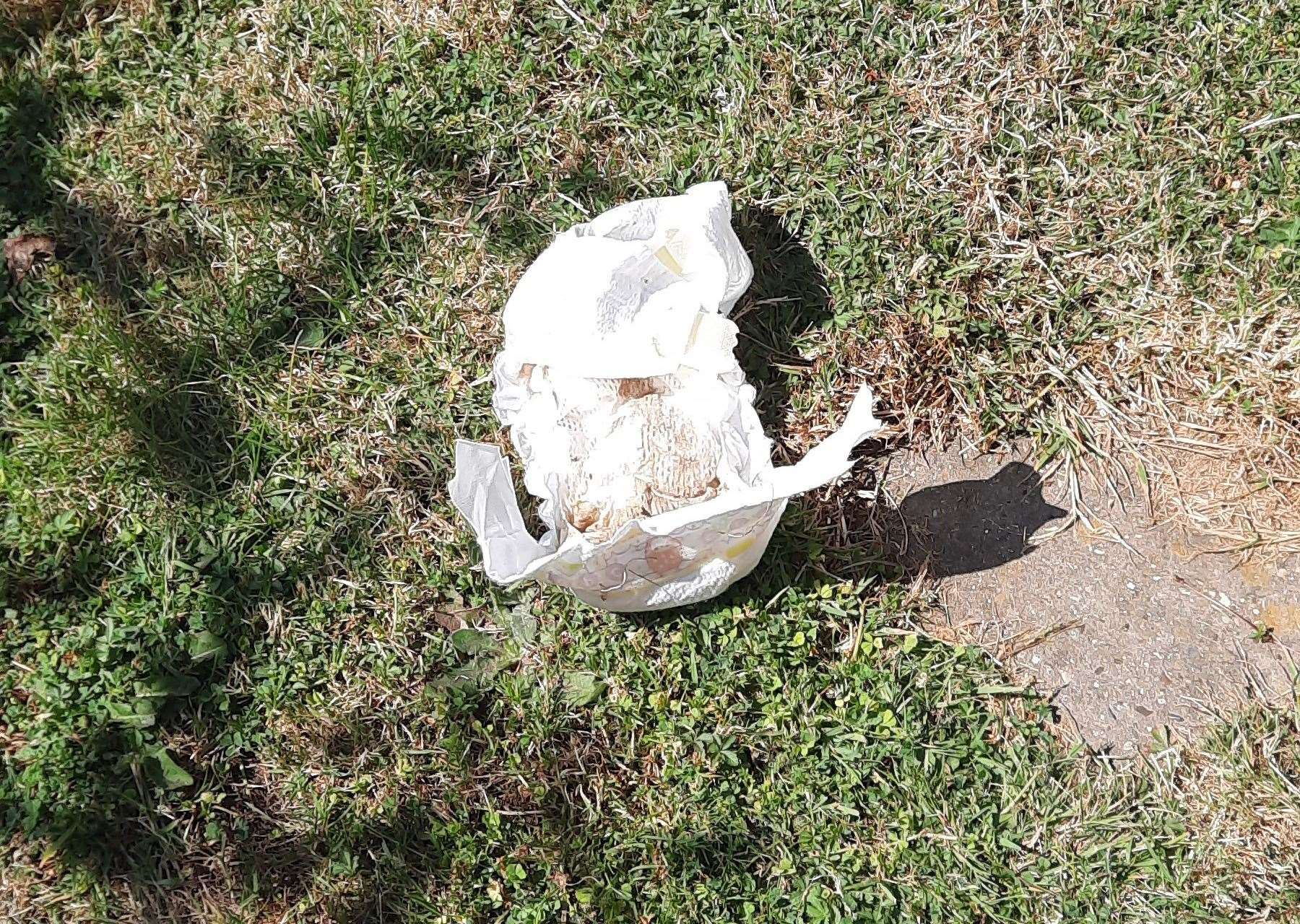 One resident said the group had dumped soiled nappies into their garden