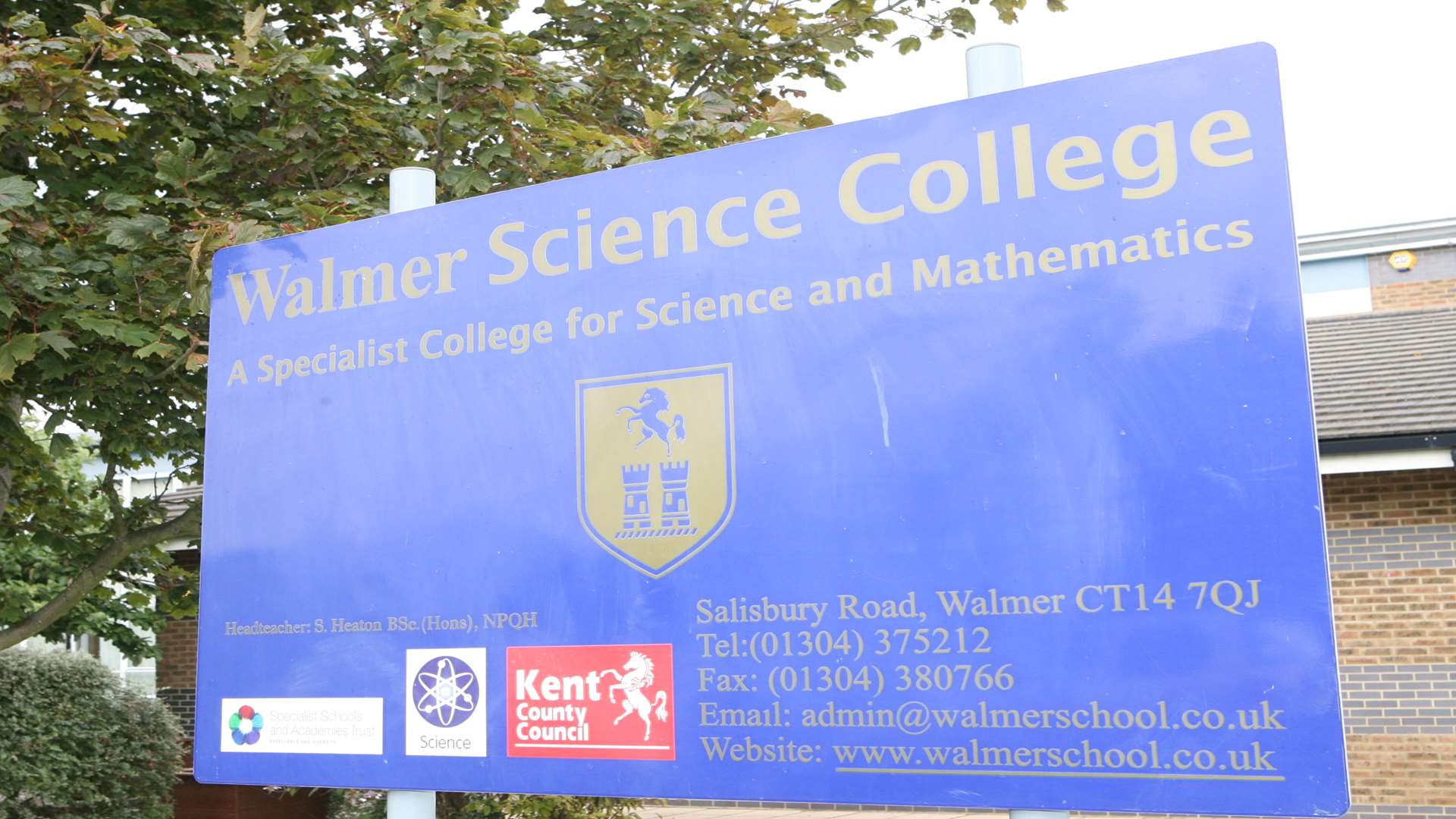 KCC has committed to retaining the Walmer Science College site for educational use