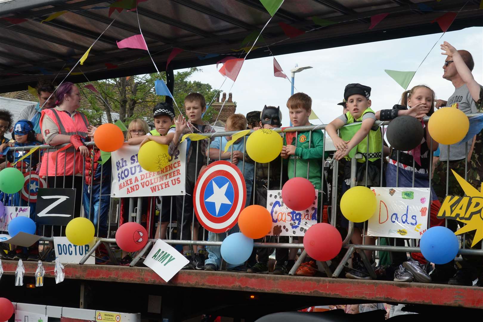 8th Sheppey Scouts took part in this year's Sheppey carnival in Sheerness. Picture: Chris Davey