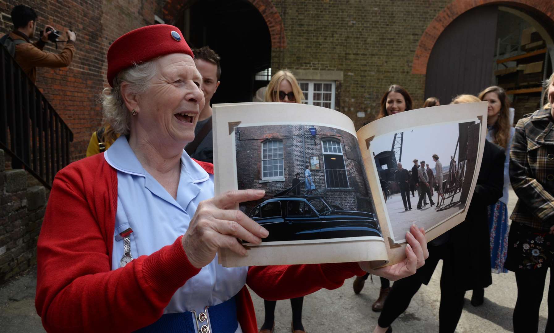 Call the Midwife tours are back. Tour guide Irene Addley shows people what's on offer Picture: Chris Davey