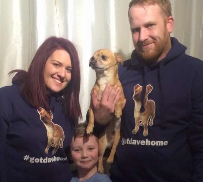Dave is back home with Kelly, Joe and their seven-year-old son Alfie