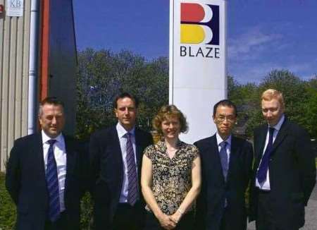 The executive team behind the buy-out of Blaze Neon