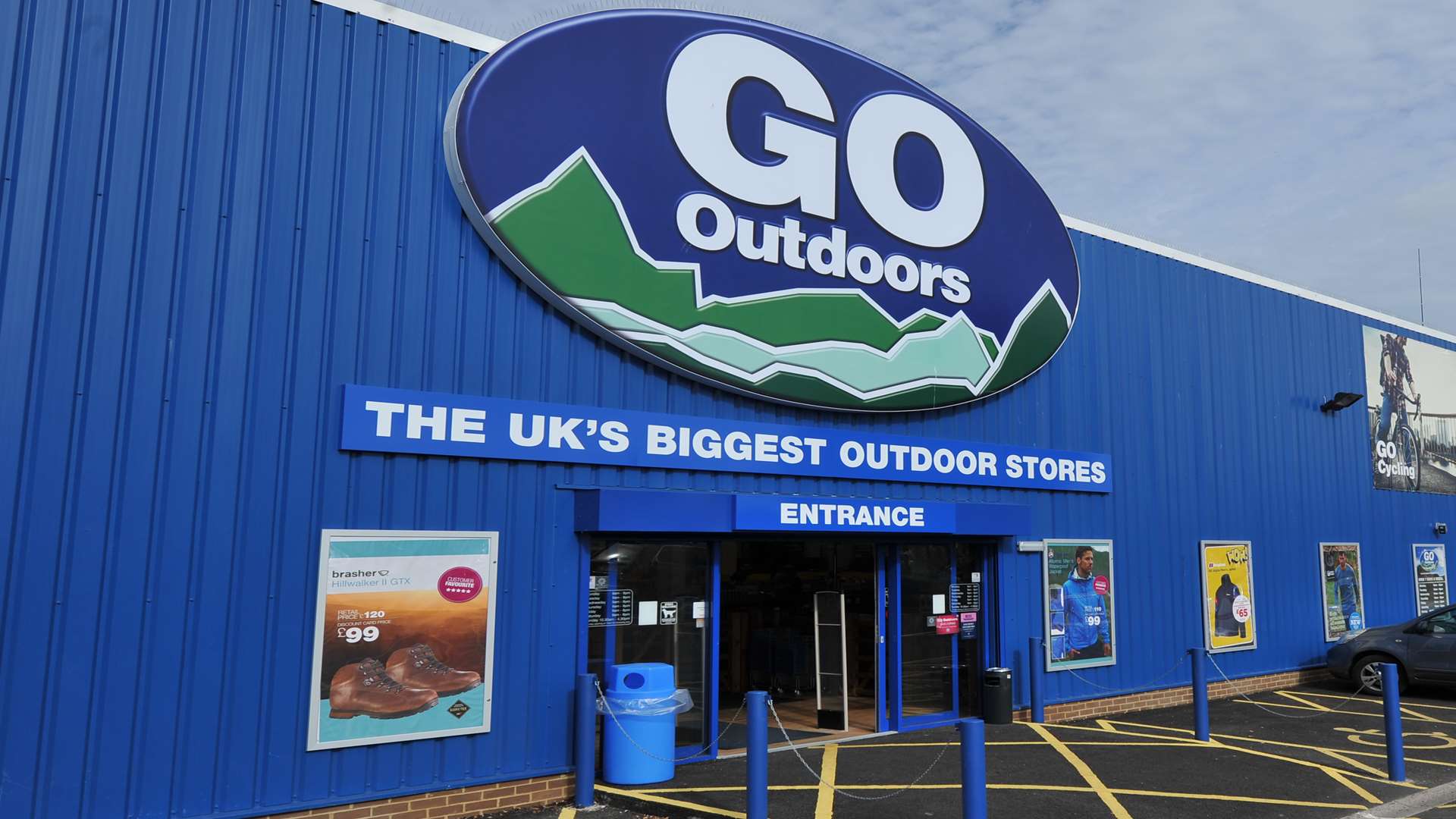 Go Outdoors branch in Canterbury