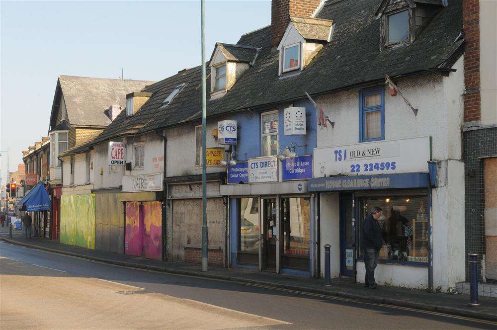 Lowfield Street, Dartford, where Tesco has plans to build a new supermarket