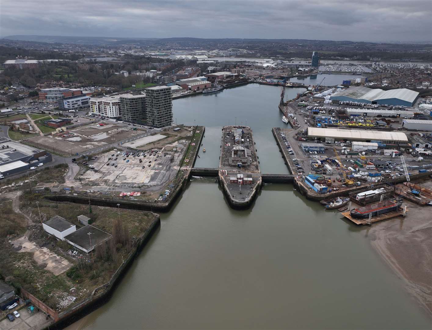 MPs have warned the redevelopment of Chatham Docks could result in major job losses. Picture: Phil Drew