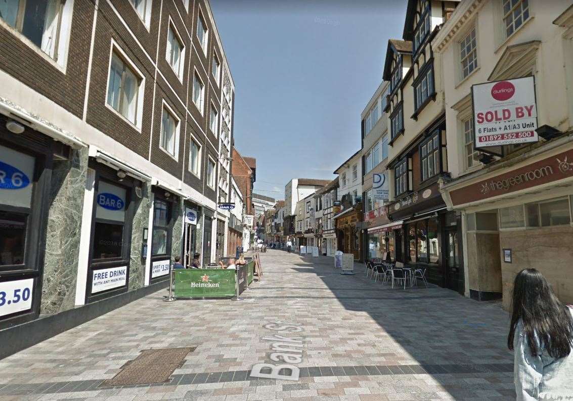 Bank Street in Maidstone will be given a deep clean this week (11651552)