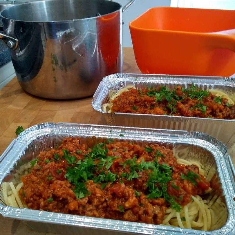 Jill Martin of The Town Kitchen is cooking up spaghetti bolognese