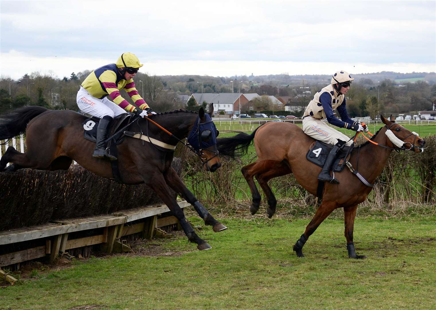The accident happened at Charing point-to-point. Stock picture