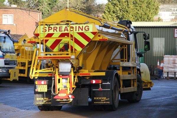 The gritters could spread sand or grit to try and help the roads remain stable
