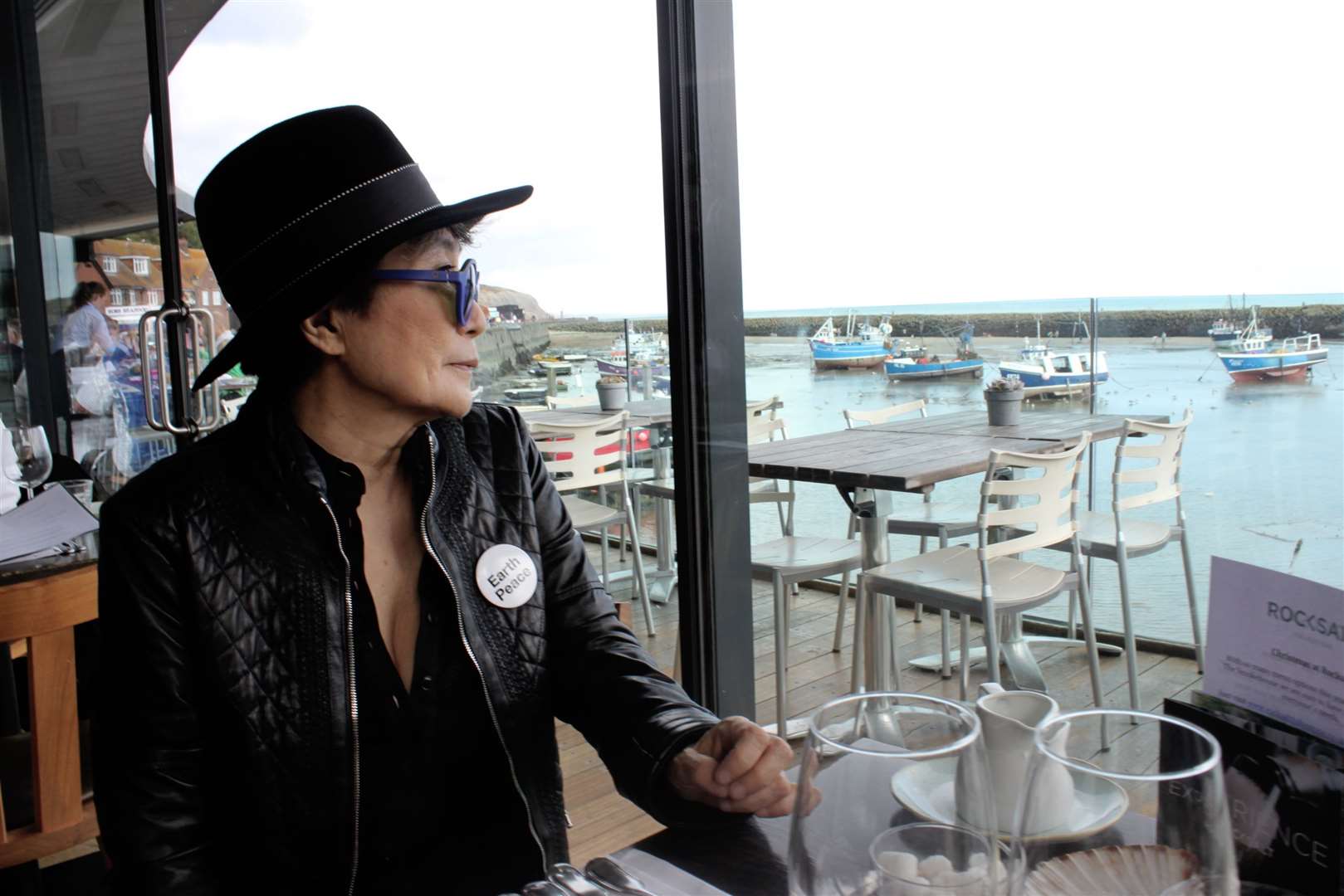 Yoko Ono in Folkestone, 2014. Picture: Karla Merrifield ©Yoko Ono