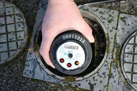 One of Southern Water's new water meters
