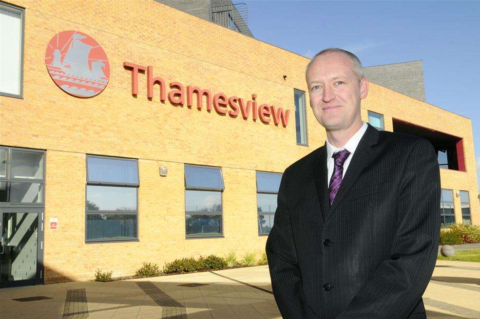 Thamesview School head teacher Harry Ingham