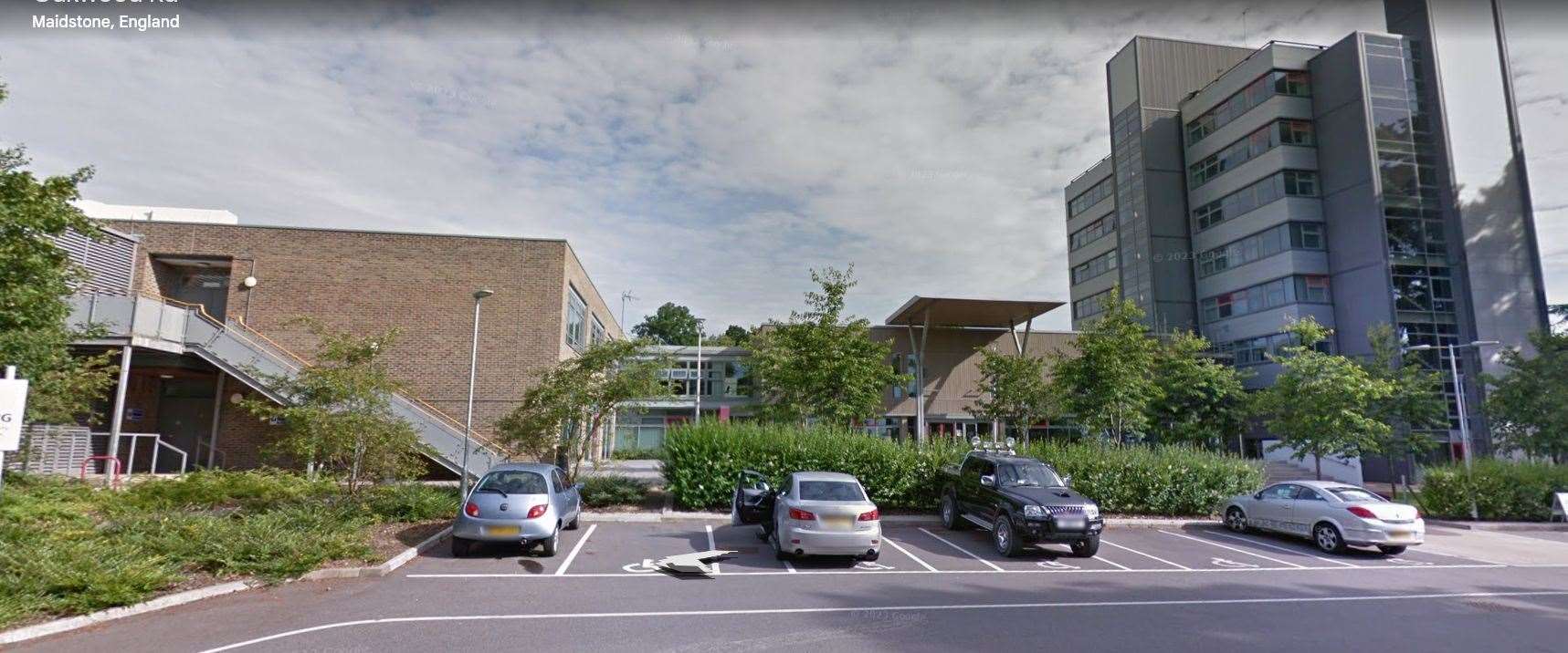 The new facility will be built at MidKent College's Maidstone campus. Photo credit: Google Earth
