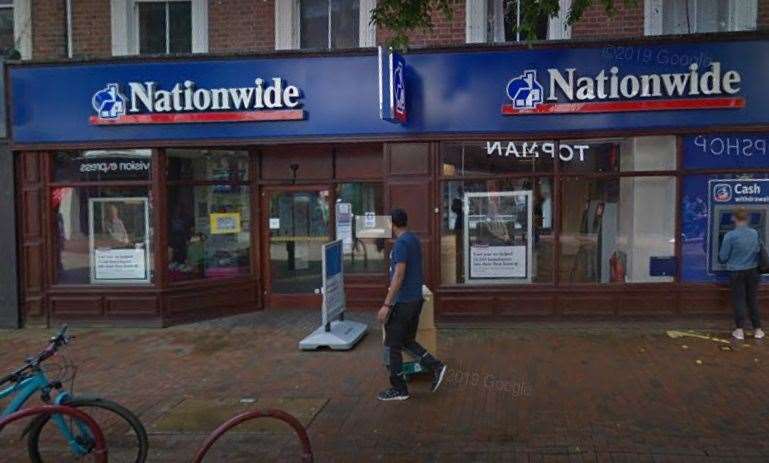 The fire service were called to a fire at Nationwide bank in Calverley Road, Tunbridge Wells. Picture: Google