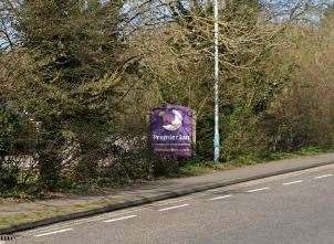 The alleged sexual assault happened at a Premier Inn in Tonbridge. Picture: Google Street View