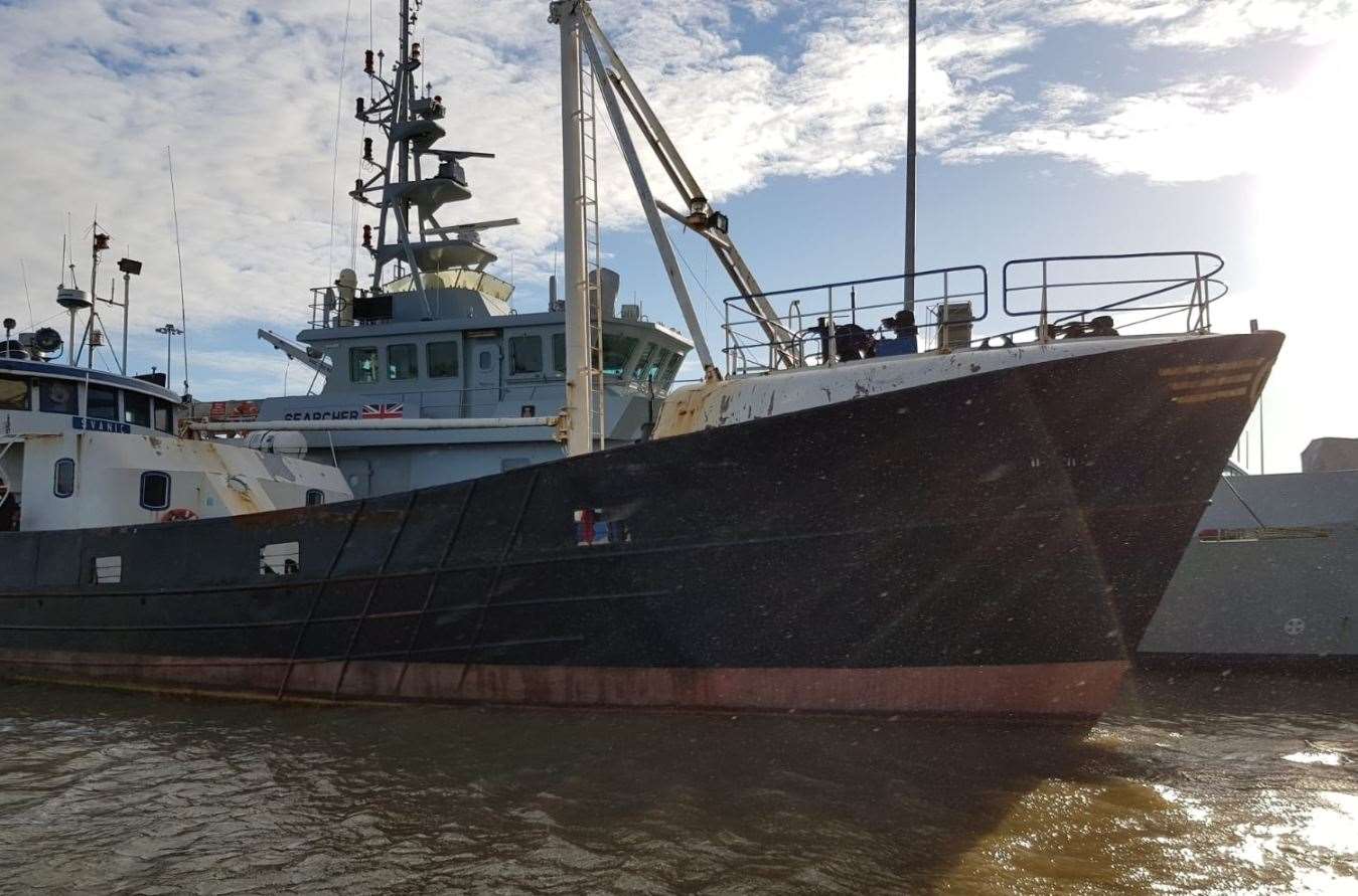 The converted trawler was built nearly 60 years ago. Picture: NCA