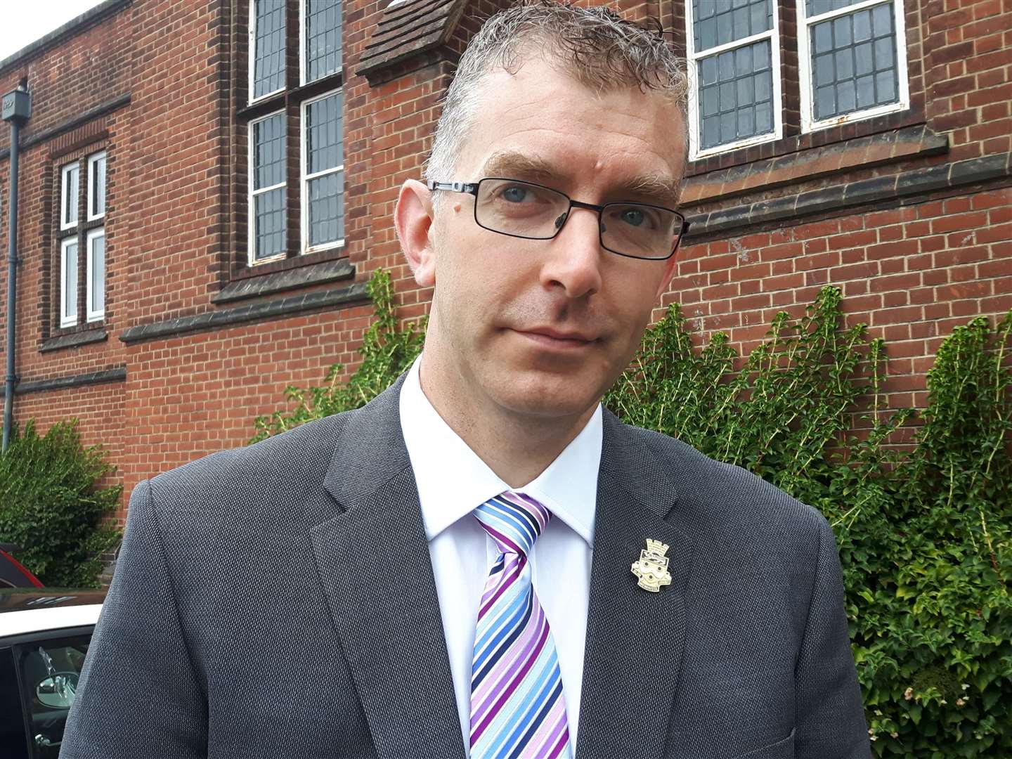 Maidstone Grammar School head teacher Mark Tomkins said the ordeal has been "distressing" after police cleared him of any wrongdoing