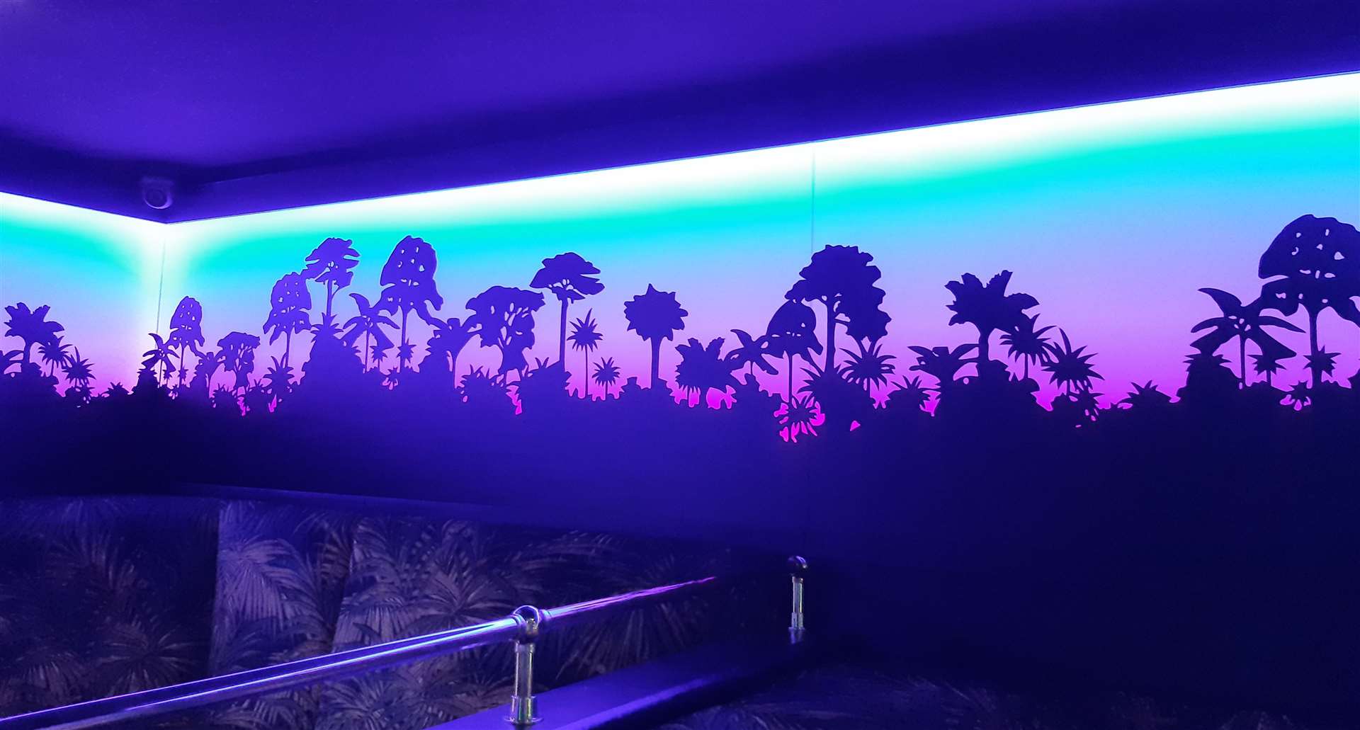 A 17m wide light installation in Palms Boutique Night, in Madisons (52272404)